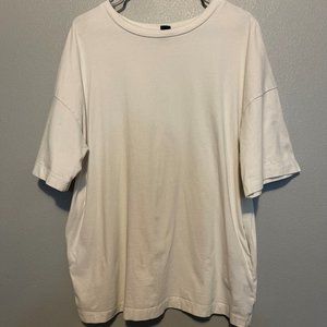 Wild Fable M/L Off-White Oversized Shirt with Pockets